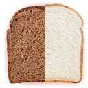 White or brown bread