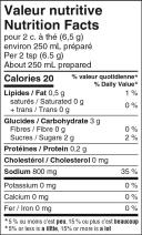 Dehydrated Chicken Broth Nutrition Facts