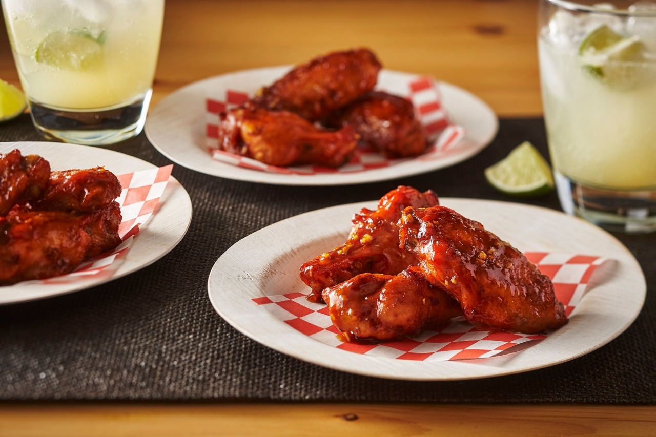 Chicken Wings with Korean Barbecue Sauce