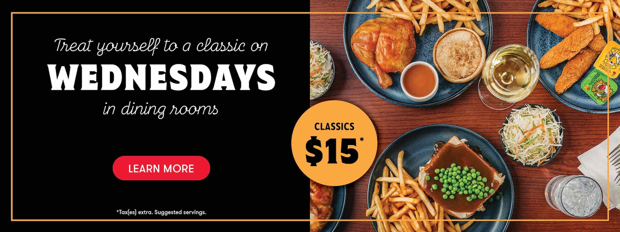 Wednesdays: Classics at $15