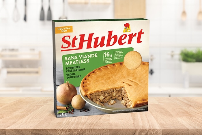 Veggie Tourtière Packaging