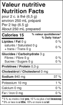 Dehydrated Beef Broth Nutrition Facts