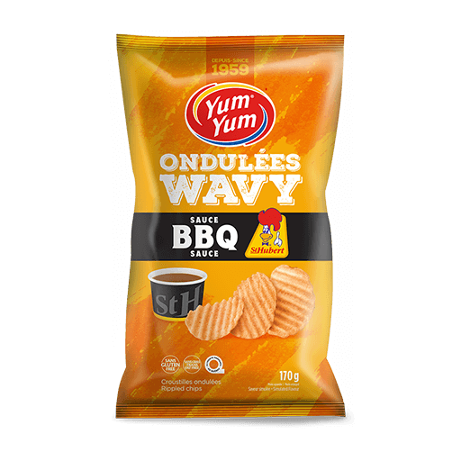 St-Hubert BBQ Sauce Rippled Chips