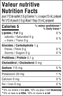 Chicken Marinade Mix Nutrition Facts