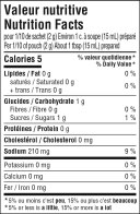 Meat Marinade Mix Nutrition Facts