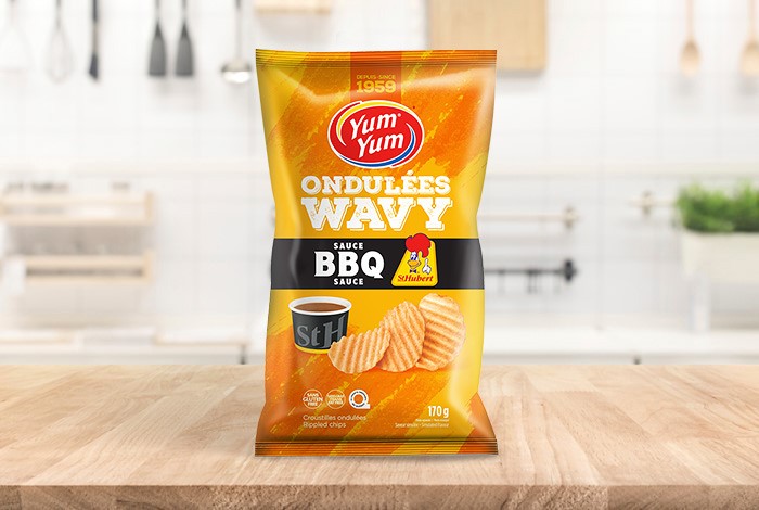 St-Hubert BBQ Sauce Rippled Chips