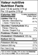 Spinach Quiche Nutrition Facts