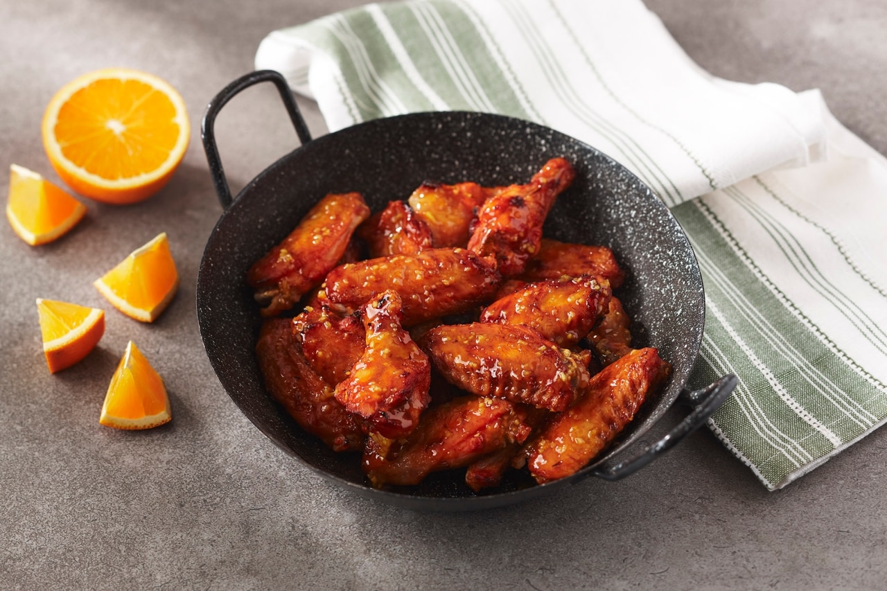 Orange Ginger Chicken Wings