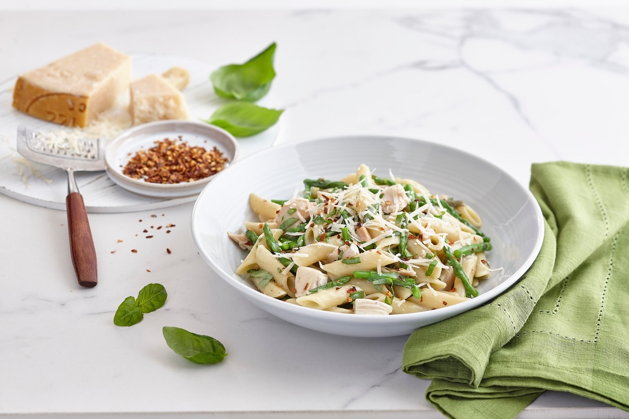 Pasta with Chicken and Asparagus