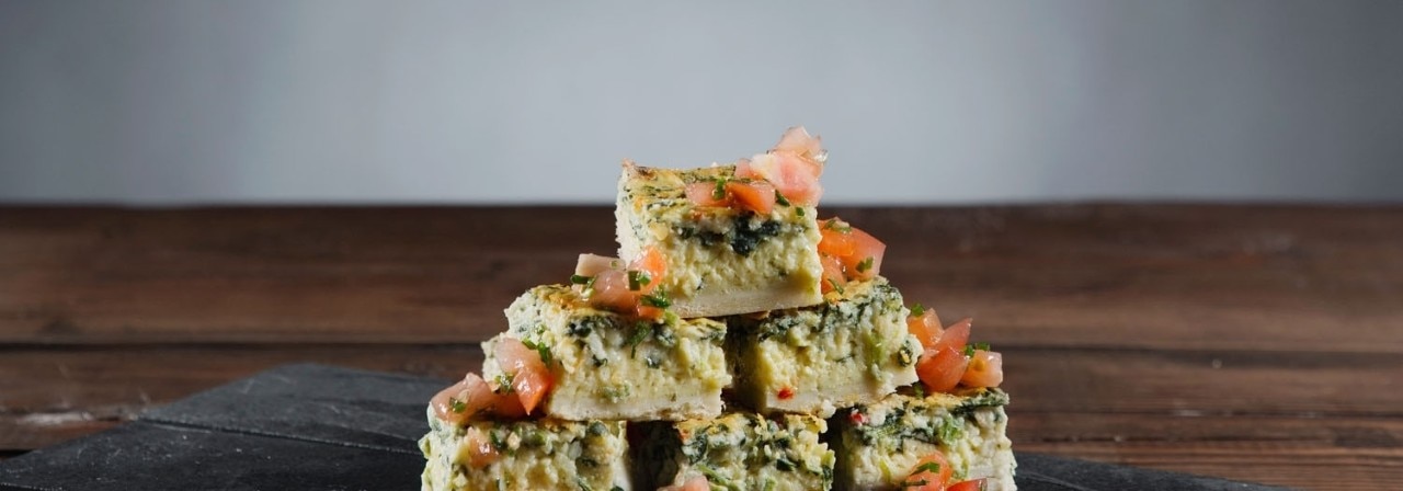  Spinach Quiche with Fresh Tomato Salsa