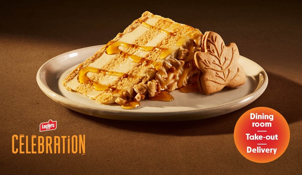 Maple Leaf Cookie Cake from St-Hubert Restaurants