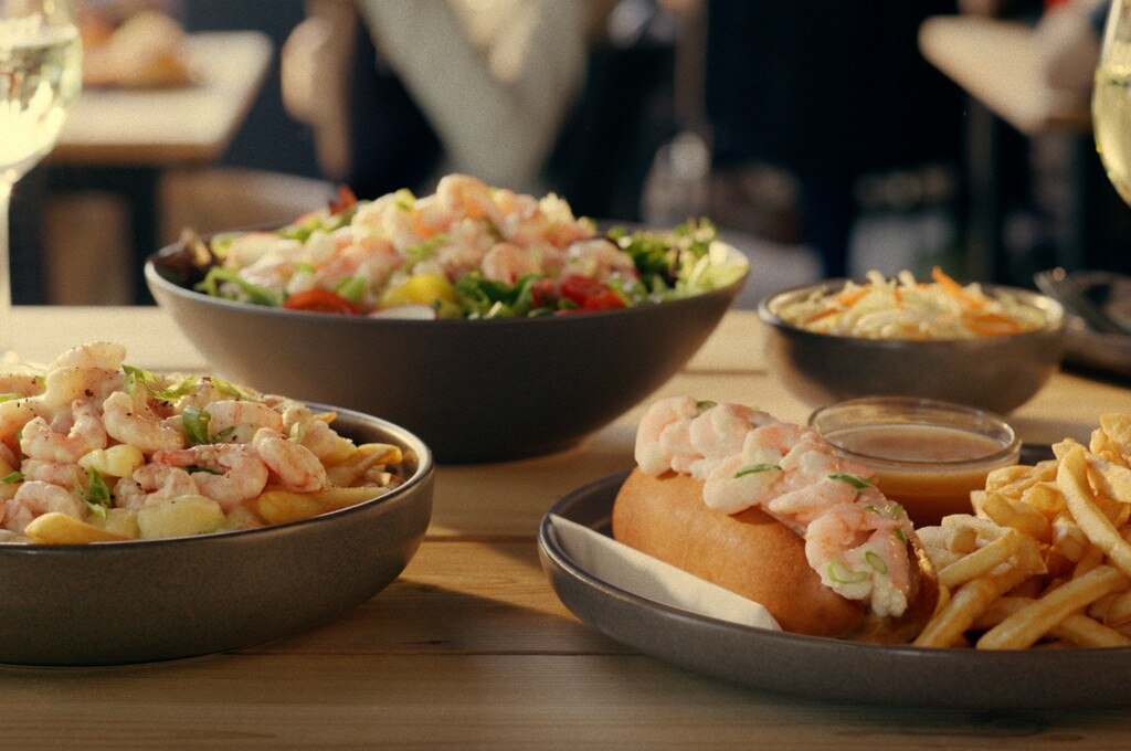 Arrivage de crevettes 