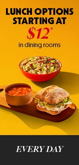 Lunch Time Offer in St-Hubert Restaurants