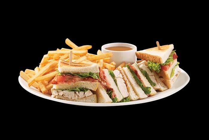 Club sandwich meal