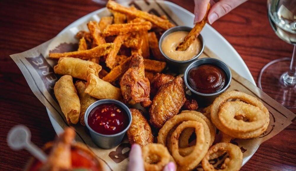 Mixed Platter appetizer from the St-Hubert restaurants