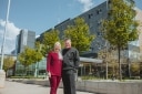 The owners in front of the Cornwall Community Hospital