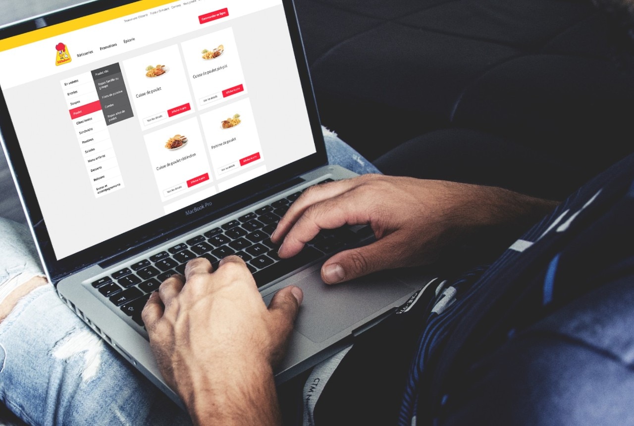 Les clients du réseau St-Hubert peuvent maintenant commander en ligne
