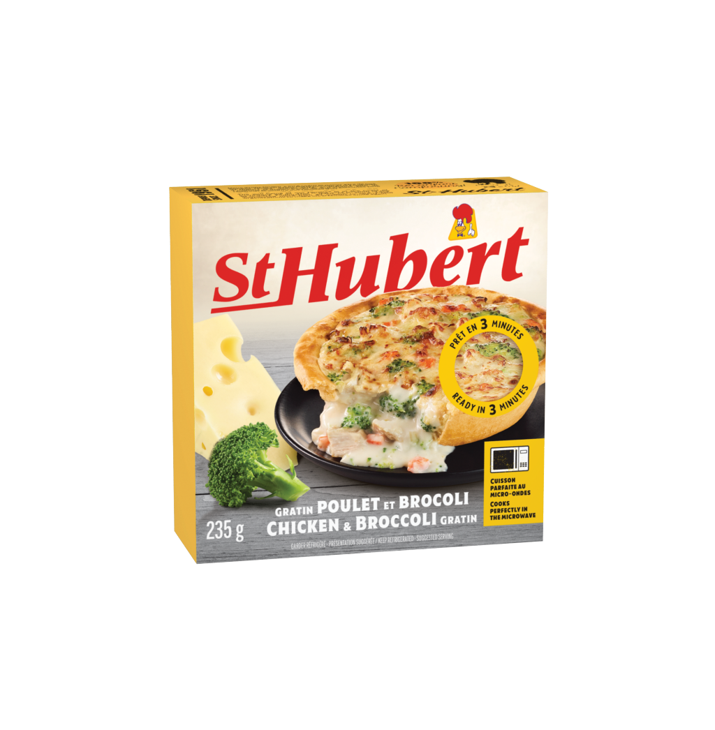 Gratin Poulet Et Brocoli Produits St Hubert