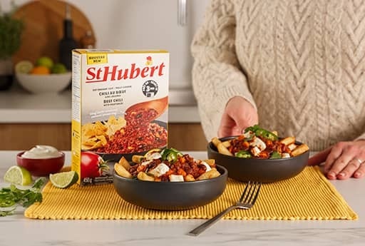 Poutine de chili au bœuf