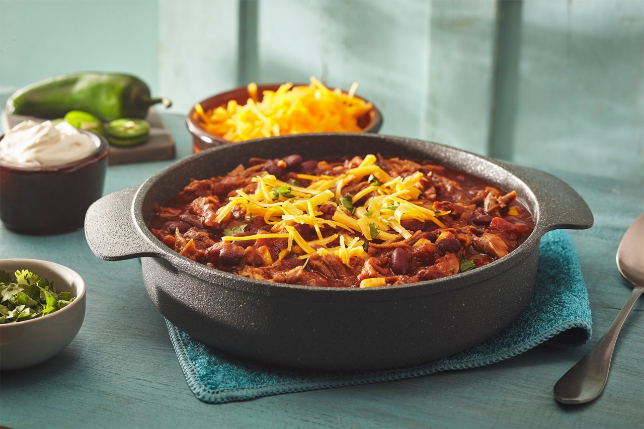 Chili de viande effilochée à la texan