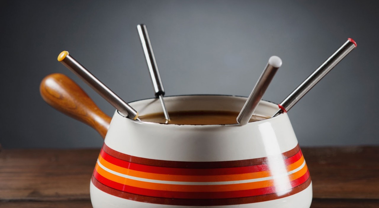 Soupe à l’oignon comme bouillon à fondue chinoise