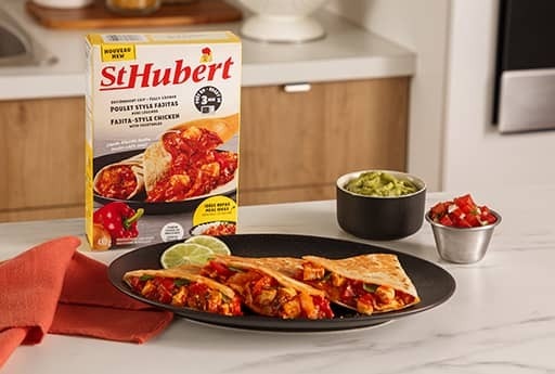 Quesadillas Filled With Fajitas Style Chicken