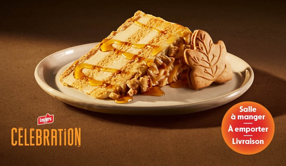 Gâteau aux biscuits feuille d’érable des restaurants St-Hubert