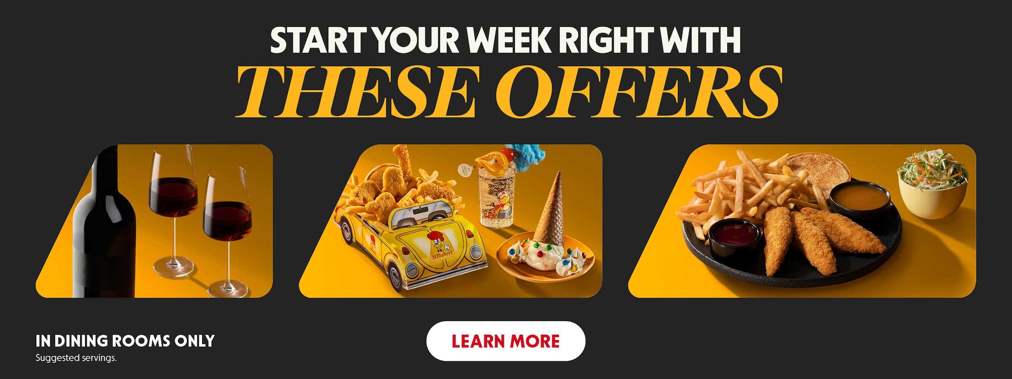 Beginning of the week offers (3 in 1)