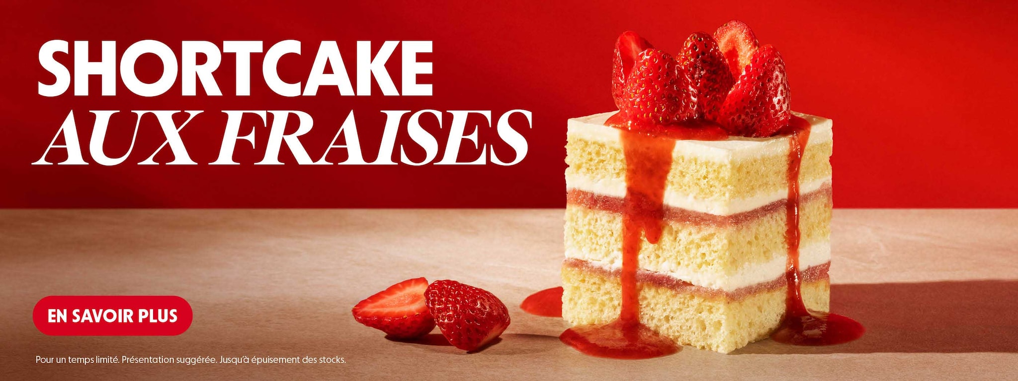 Shortcake aux fraises