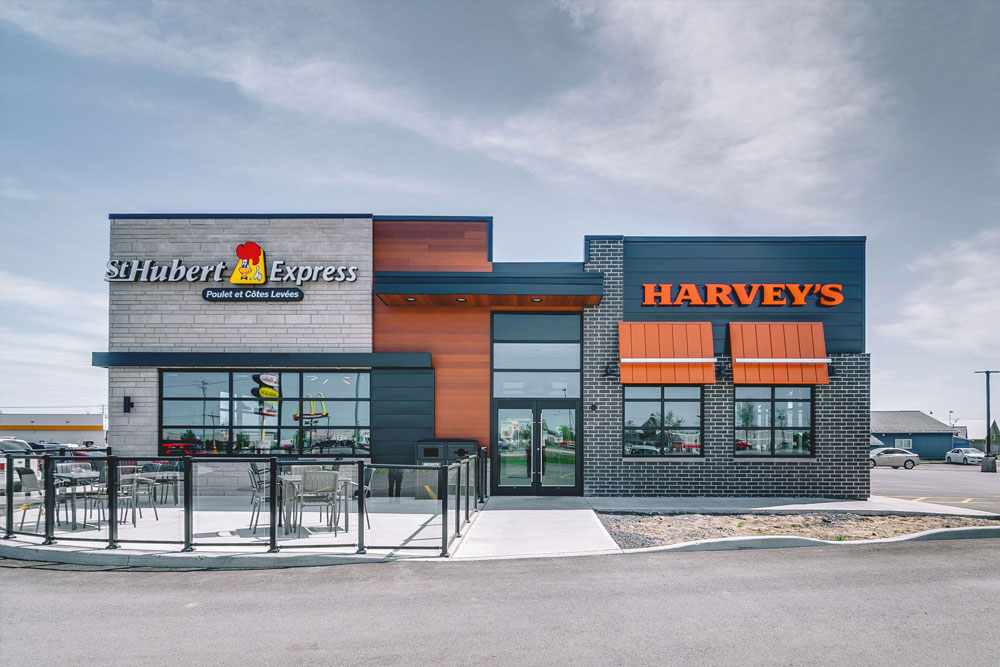 Combo de franchise Harvey's et St-Hubert Express