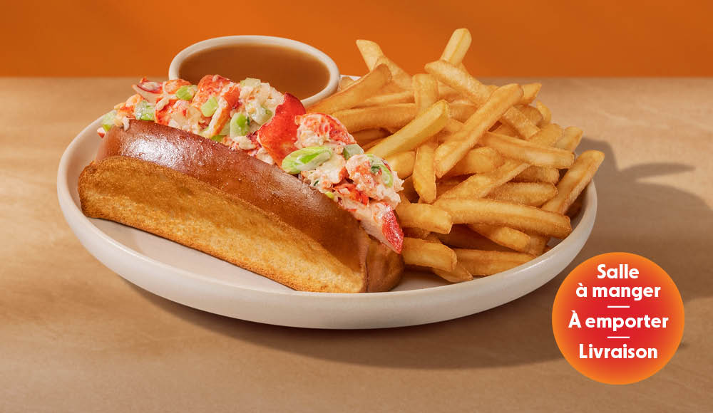 Savourez le homard du Québec dans nos restaurants.